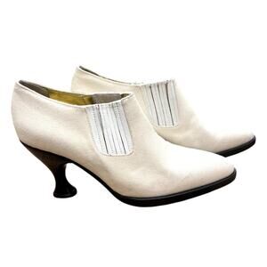 Jean Paul Gaultier pour Stéphane Kelian | Vintage Cream Ankle Boots RARE Size 6